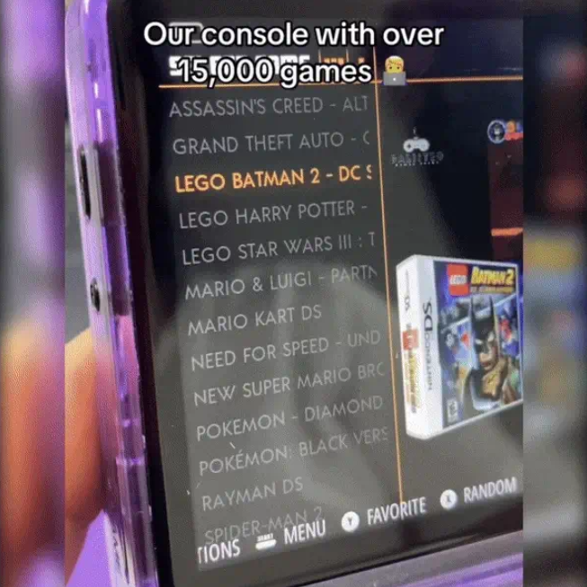 Portable Game Console with Linux - 15,000 Games